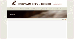 Desktop Screenshot of curtaincity.com.au